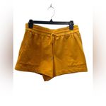 CALIA Knit Trapunto 3.5 Short Yellow Drawstring Shorts Photo 1