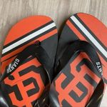 SF Giants Orange and Black Flip Flops Size undefined Photo 1