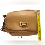 Merona   Tan mini flap Leather Crossbody Bag like new Photo 1