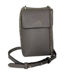 Kate Spade  Pebbled Leather Chain Strap Crossbody Purse Gray Veronica Handbag Photo 1