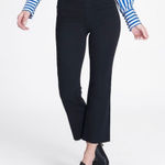 Spanx  20231R Medium Black The Perfect High Rise Cropped Flare Jeans Photo 0