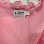 Revolve  SNDYS Pink Sheer Top Photo 1