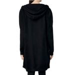 ALL SAINTS Ridley‎ Hoodie Long Sweatshirt Zip Front Black size 6 Photo 1