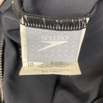 Speedo Black Bodice Stripe 1 Piece Swim Bathing Suit 10 Photo 4