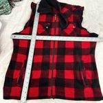 CHAPS  Women Vest Winter large Red Zip Up Buffalo Plaid Pockets Ladies Photo 10