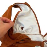 One Piece Swimsuit Lace Up Bodysuit Deep Neck Backless Bathing Suit Womens XL Photo 7