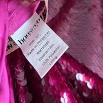House Of CB Alexis Sequin Maxi Skirt in Hot Pink Size Large+ Photo 10