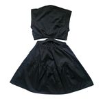 Steve Madden  Amanda Black Cutout Twist Front Tiered Mini Dress S NEW Photo 8