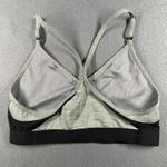 Nike Sports Bra Womens Small Gray Black Dri-FIT Strappy Crossback Athletic Photo 6