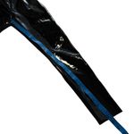 Commando Faux Patent Leather Legging Shiny Raw Hem Compression Fitted Small S Photo 11