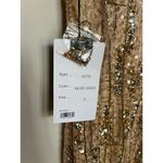 Mac Duggal 10770 Women's Gold Sequin Midi Dress Formal Size 2 Photo 7