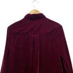 Natural Life Rocky Velvet Shirt Dress Size Medium Cranberry Burgundy Long Sleeve Photo 8