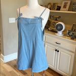 Cider  Overall Romper Powder Blue New Photo 1