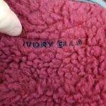 Ivory Ella  CHLOE FULL ZIP SHERPA JACKET CRANBERRY NWT M Photo 9