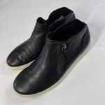 Ecco Soft 7 Leather Zip Ankle Boots Women's 8 Black Comfort Sneaker Sole EU39 Photo 3