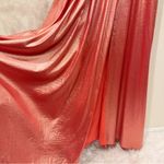 Liv Foster Metallic Poplin Sleeveless A Line Gown Rust Size 6 NWT Wedding Prom Red Photo 3