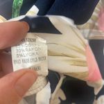 Day & Night  Navy Blue Floral Sleeveless Cocktail Mini Dress Women Sz M Photo 3