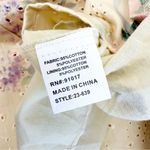 Anthropologie Solitaire X  Flora Eyelet Belted Button Front Shirt Dress Boho Photo 13