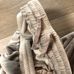 SKIMS Grey Velour Jogger Lounger Pants High Waited Soft Fleece Womens Size Large Photo 9