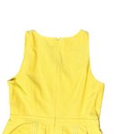 J.Crew  Yellow Pique Sleeveless Lace Fit &‎ Flare Dress 6 Soft Girl Cottagecore Photo 5