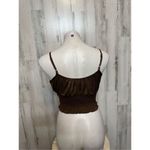 Active USA brown crop top Photo 3