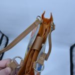 Vintage Style Colorful Illustration Vacation Beach Cafe Shoulder Bag Y2k PVC Orange Photo 12