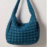 Free People FP movement quilted carryall bag NWT TEAL Photo 1