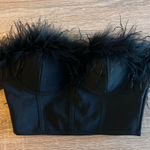 superdown  Revolve Fur Trim Corset Photo 0