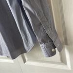 Theory  Striped Essential Button-Down Shirt, Size P/PT Photo 3