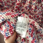 Sabina Musayev Lazuli Top Blouse in Ivory and Red Print Floral Print Size Large Photo 7