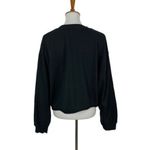 The Rolling Stones  Women’s Sweater XXL Black Cropped Graphic Band Tee Photo 3