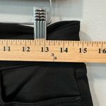 NYDJ Marilyn Straight Stretch Black Rinse Lift Tuck Jeans 6P Cropped Photo 5