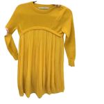 English Factory  Pleated Dress With Long Sleeve Faux Sweater Size S New with Tag Photo 12