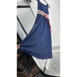 Vintage Mistee 70s 80s red white blue long night gown sexy classic Photo 4