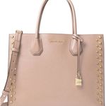 Michael Kors Studio Mercer Stud & Grommet Satchel Bag - Ballet Pink Photo 0