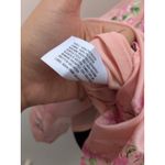 Love Shack Fancy  X Target Cecile Pink Satin Floral Puff Sleeve Mini Dress Size 6 Photo 8