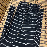 Agnes & Dora  Black‎ And White Stripe Button Front Cardigan Size Small Photo 2