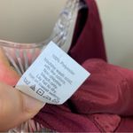 Madewell  Burgundy Red Sloan Crepe Jumpsuit 3/4 Sleeve Jumpsuit Photo 6