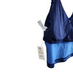 Aerie Blue Patterned Brami Sports Bra Top Bralette Removable Padding Gym Medium Photo 6