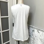 Eileen Fisher Sleeveless Crew Shell Jersey Tencel White Tank Top Shirt XS Photo 1