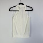 Reiss Sinead Knitted Halter Neck Top With Linen in Ivory Size Small Photo 5