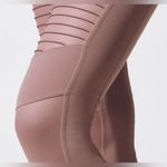 Alo Yoga High-Waist Moto Leggings Smoky Quartz Mesh Cut-Outs Hi-Rise Edgy Tights Photo 1