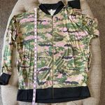 Soft Lightweight Camo Bomber Jacket‎ Green Size M Photo 14