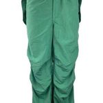 Super Massive Women Green Windbreaker Baggy Parachute Drawstring Trouser Pants M Size M Photo 0