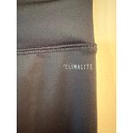 Adidas  Legging Womens Small Black Logo Climalite Gym Yoga High Waist Pull On Photo 4