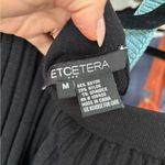 Etcetera  Black Knit Blend Sweater Pleated Skater Skirt Size‎ Medium Officewear Photo 4