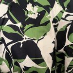 Dressbarn open Blazer jacket size 14 16 blue green tropical leaves Photo 2