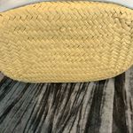 Blue and Tan Women’s Straw Tote Bag by On 34th Photo 5