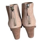 Enzo Angiolini  Beige Ankle Suede Booties Size 8.5 Photo 5