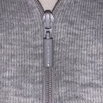 Orvis  Quarter Zip Heather Gray Soft Pullover sweater Photo 4